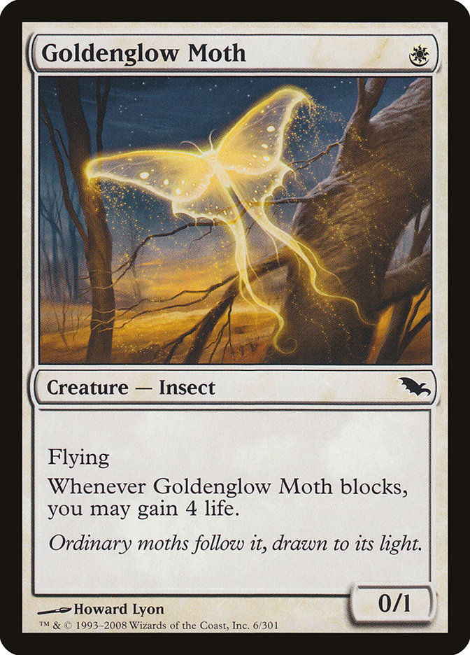 Goldenglow Moth [Shadowmoor] | North Valley Games