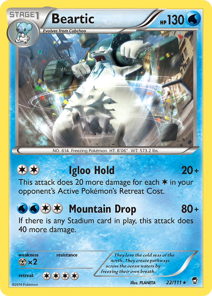 Beartic (22/111) [XY: Furious Fists] | North Valley Games