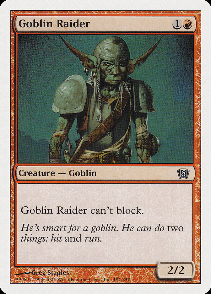 Goblin Raider [Eighth Edition] | North Valley Games