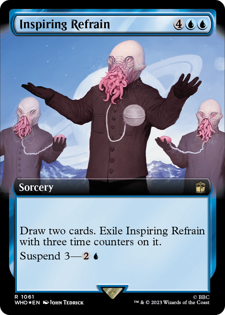 Inspiring Refrain (Extended Art) (Surge Foil) [Doctor Who] | North Valley Games