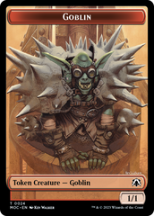 Goblin // Eldrazi Double-Sided Token [March of the Machine Commander Tokens] | North Valley Games