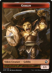 Clue // Goblin Double-Sided Token [Dungeons & Dragons: Adventures in the Forgotten Realms Commander Tokens] | North Valley Games