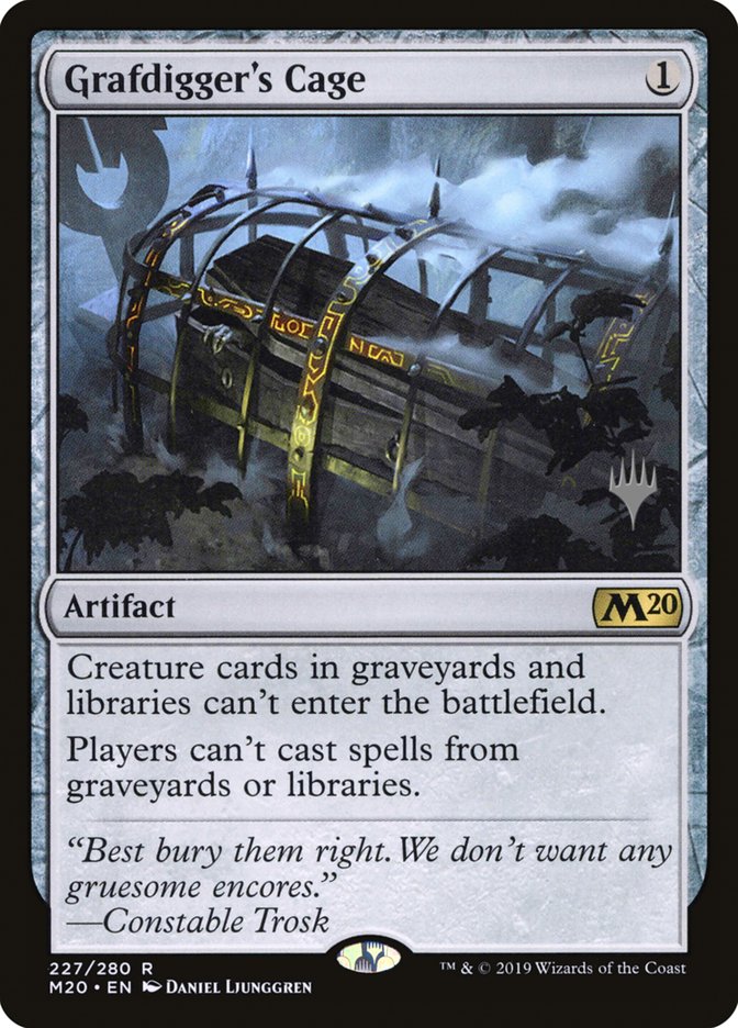 Grafdigger's Cage (Promo Pack) [Core Set 2020 Promos] | North Valley Games