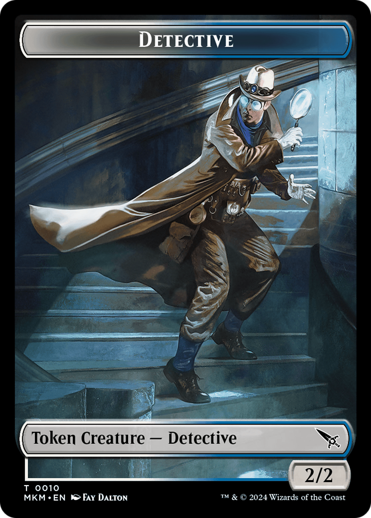 Detective // Spider Double-Sided Token [Murders at Karlov Manor Tokens] | North Valley Games