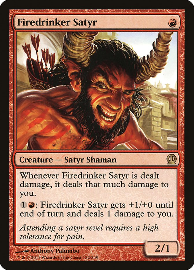 Firedrinker Satyr [Theros] | North Valley Games