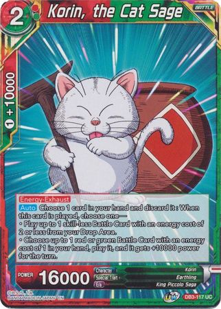 Korin, the Cat Sage (DB3-117) [Giant Force] | North Valley Games