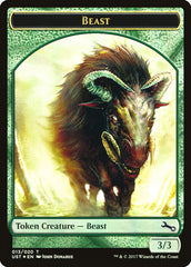 Beast // Beast Double-Sided Token [Unstable Tokens] | North Valley Games