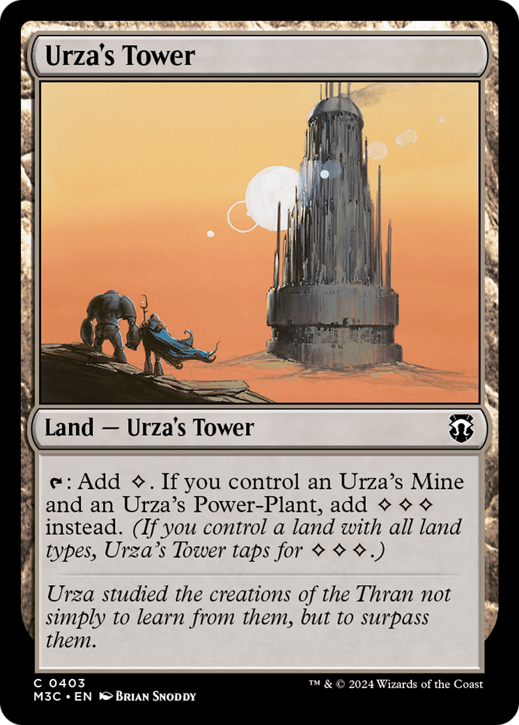 Urza's Tower (Ripple Foil) [Modern Horizons 3 Commander] | North Valley Games