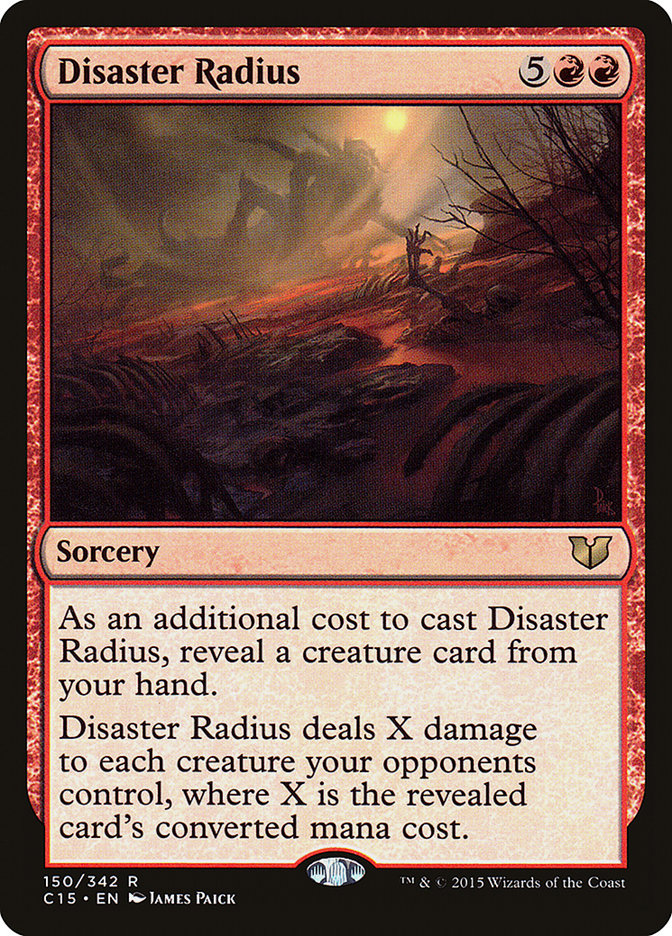 Disaster Radius [Commander 2015] | North Valley Games
