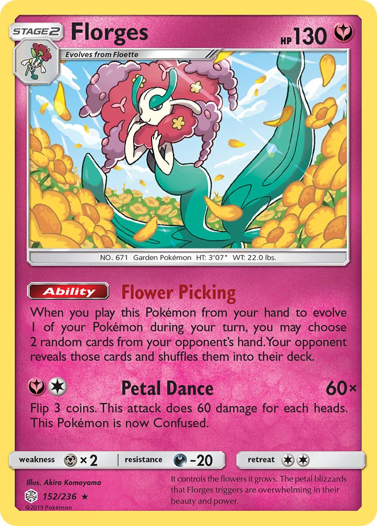 Florges (152/236) [Sun & Moon: Cosmic Eclipse] | North Valley Games