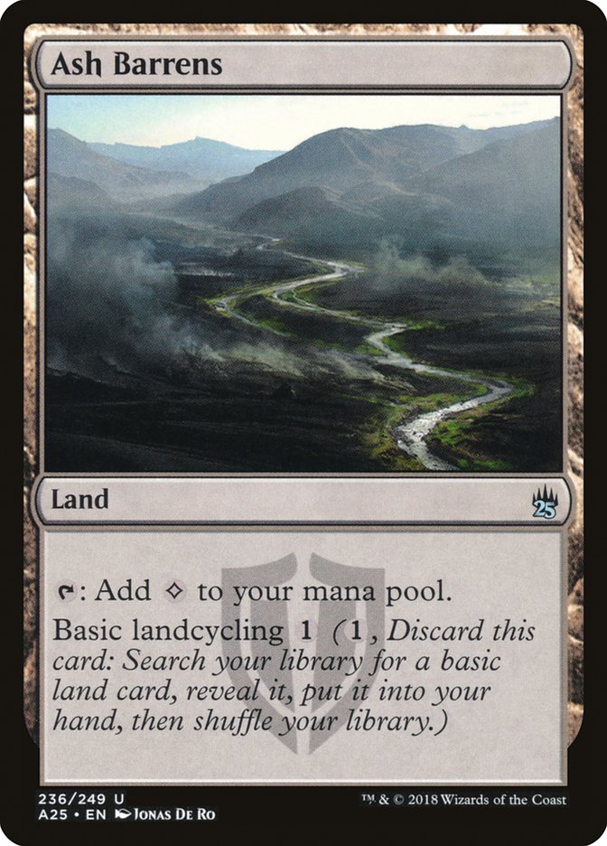 Ash Barrens [Masters 25] | North Valley Games