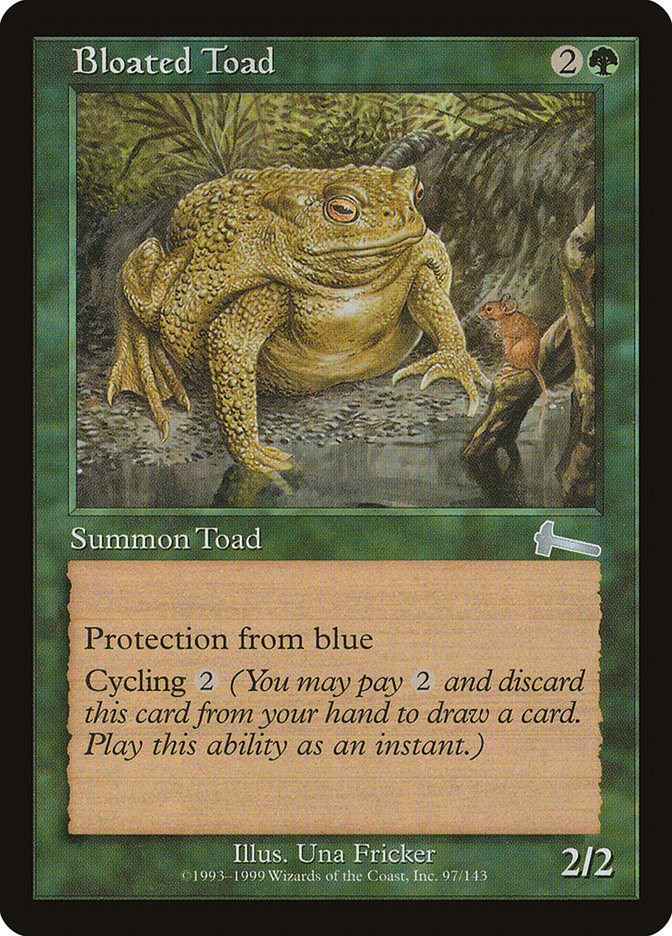 Bloated Toad [Urza's Legacy] | North Valley Games