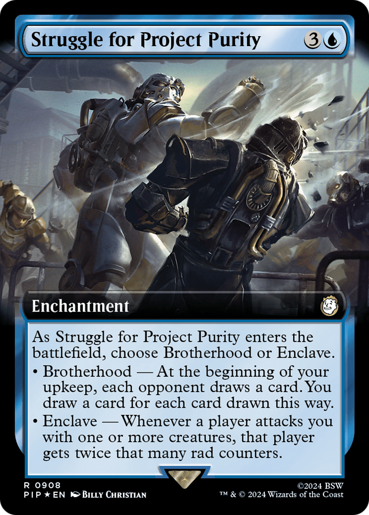Struggle for Project Purity (Extended Art) (Surge Foil) [Fallout] | North Valley Games