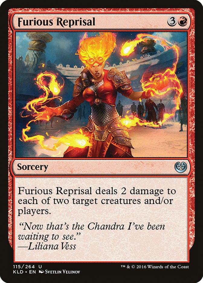 Furious Reprisal [Kaladesh] | North Valley Games