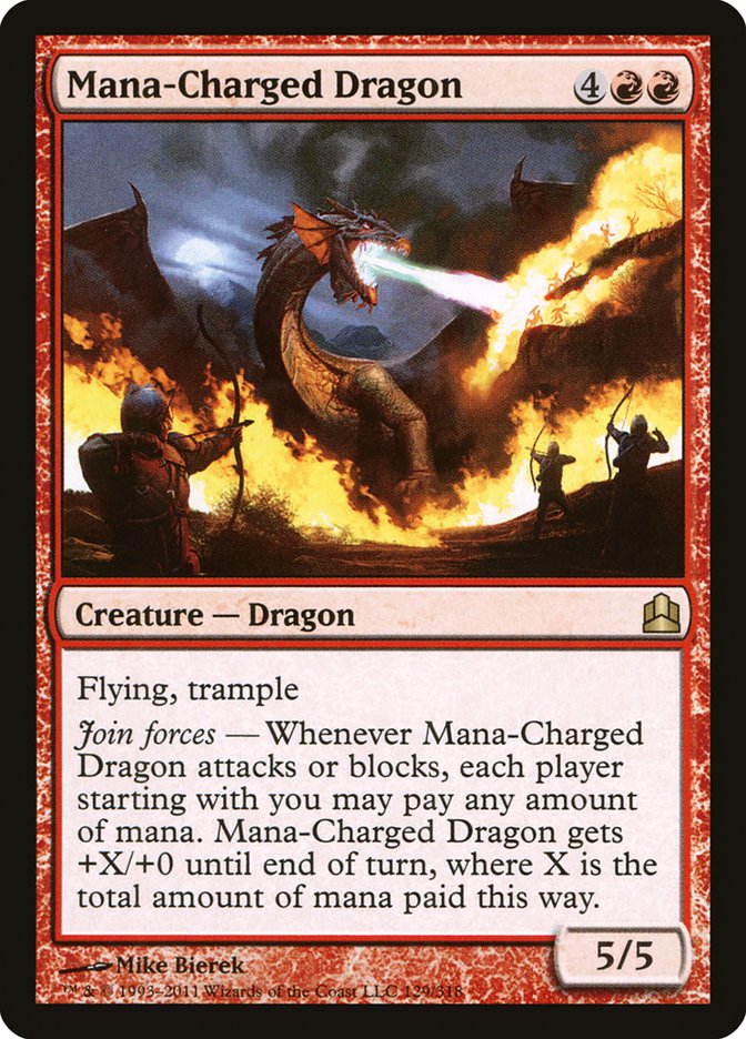 Mana-Charged Dragon [Commander 2011] | North Valley Games