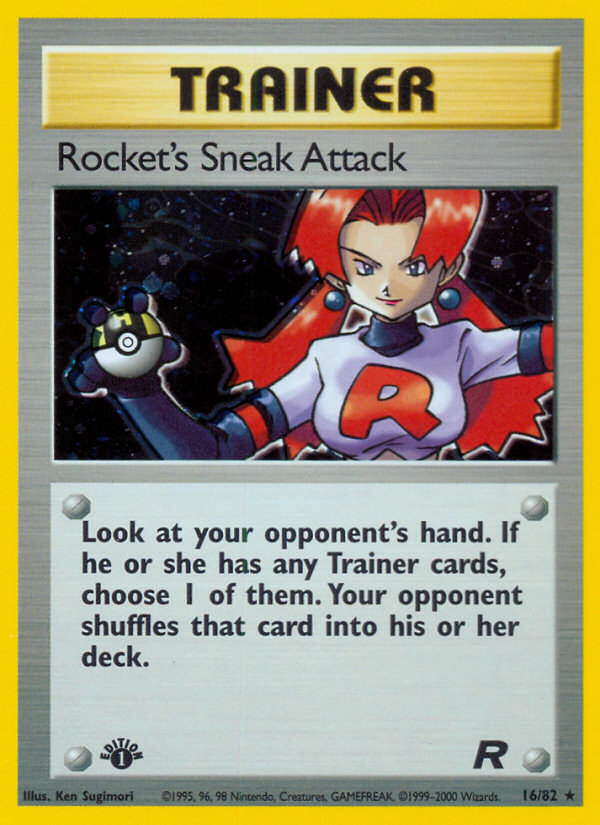 Rocket's Sneak Attack (16/82) [Team Rocket 1st Edition] | North Valley Games