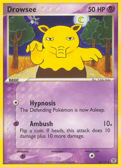 Drowzee (32/112) [EX: FireRed & LeafGreen] | North Valley Games