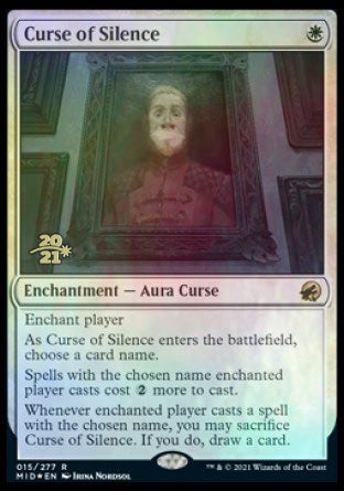 Curse of Silence [Innistrad: Midnight Hunt Prerelease Promos] | North Valley Games