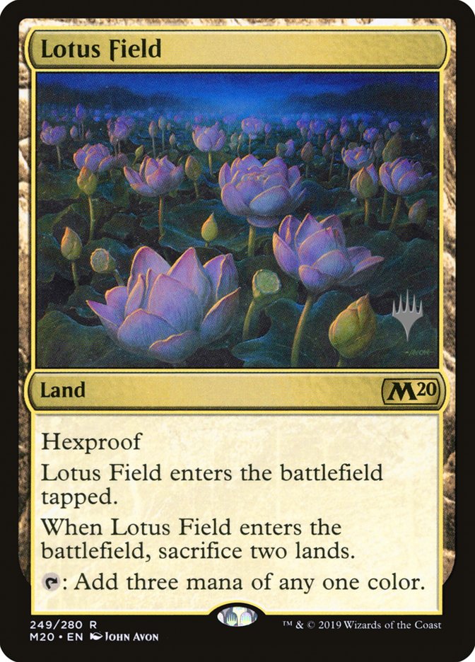 Lotus Field (Promo Pack) [Core Set 2020 Promos] | North Valley Games
