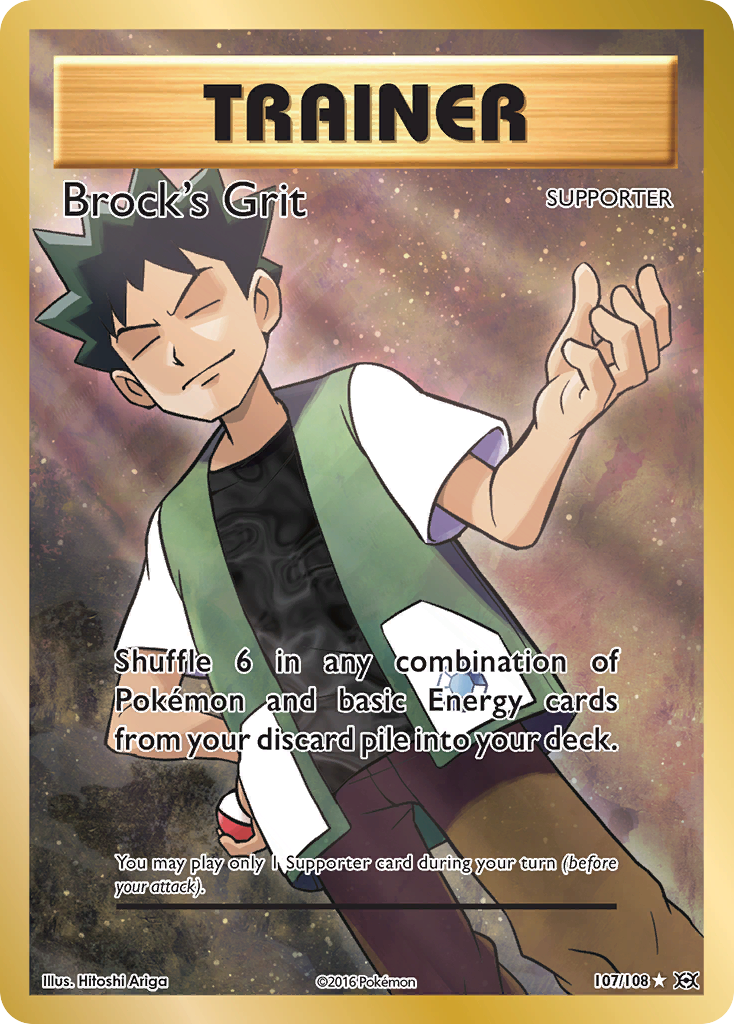 Brock's Grit (107/108) [XY: Evolutions] | North Valley Games