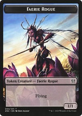 Faerie Rogue // Thopter Double-Sided Token [Zendikar Rising Commander Tokens] | North Valley Games