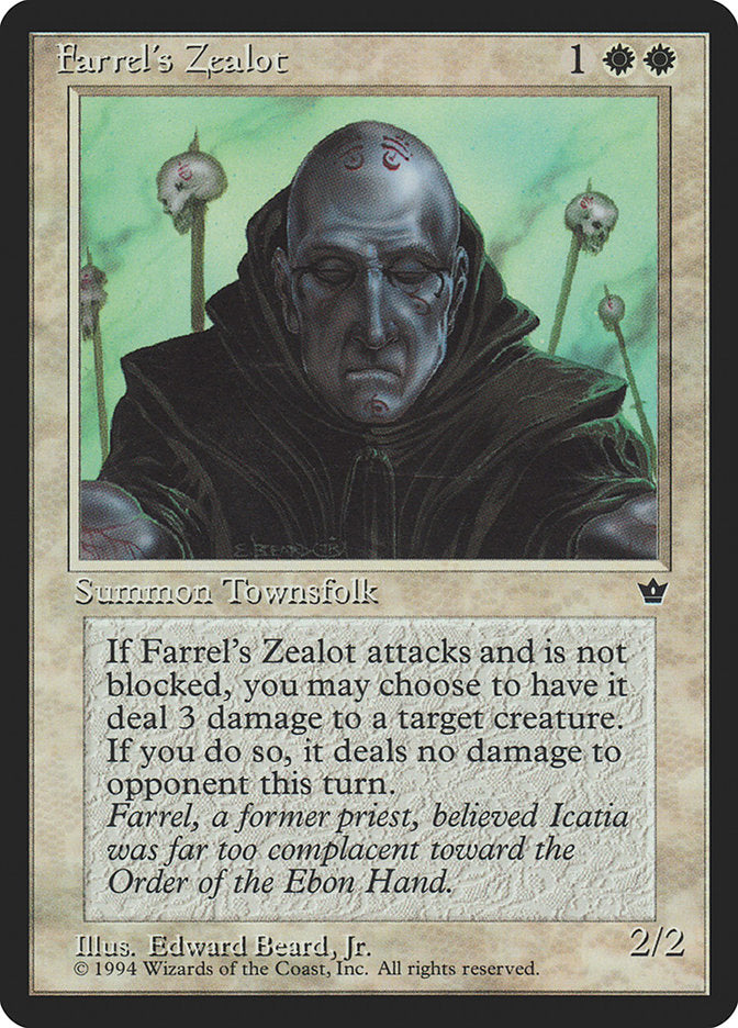 Farrel's Zealot (Edward P. Beard, Jr.) [Fallen Empires] | North Valley Games