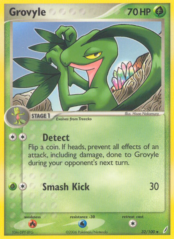 Grovyle (32/100) [EX: Crystal Guardians] | North Valley Games