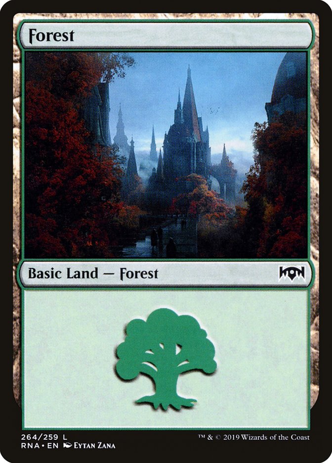 Forest (264) [Ravnica Allegiance] | North Valley Games