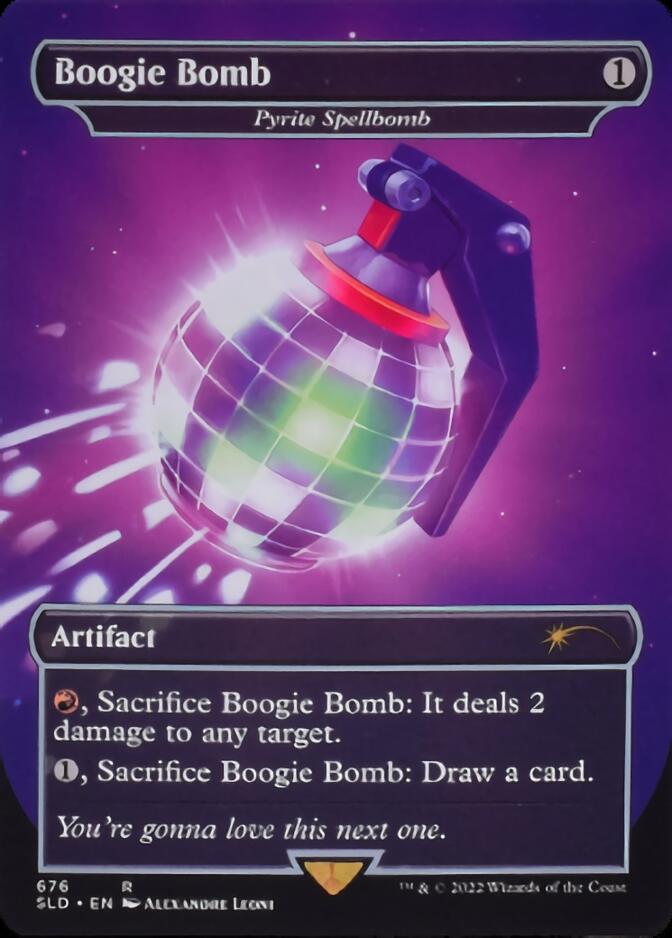 Pyrite Spellbomb - Boogie Bomb (Borderless) [Secret Lair Drop Promos] | North Valley Games