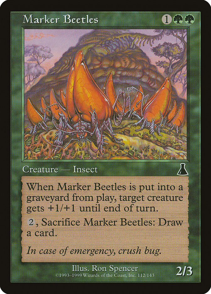 Marker Beetles [Urza's Destiny] | North Valley Games