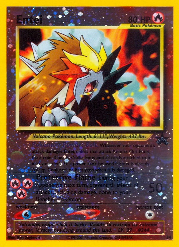 Entei (34) [Wizards of the Coast: Black Star Promos] | North Valley Games