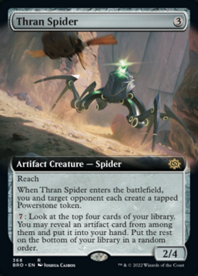 Thran Spider (Extended Art) [The Brothers' War] | North Valley Games