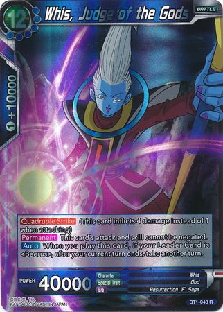 Whis, Judge of the Gods (BT1-043) [Galactic Battle] | North Valley Games