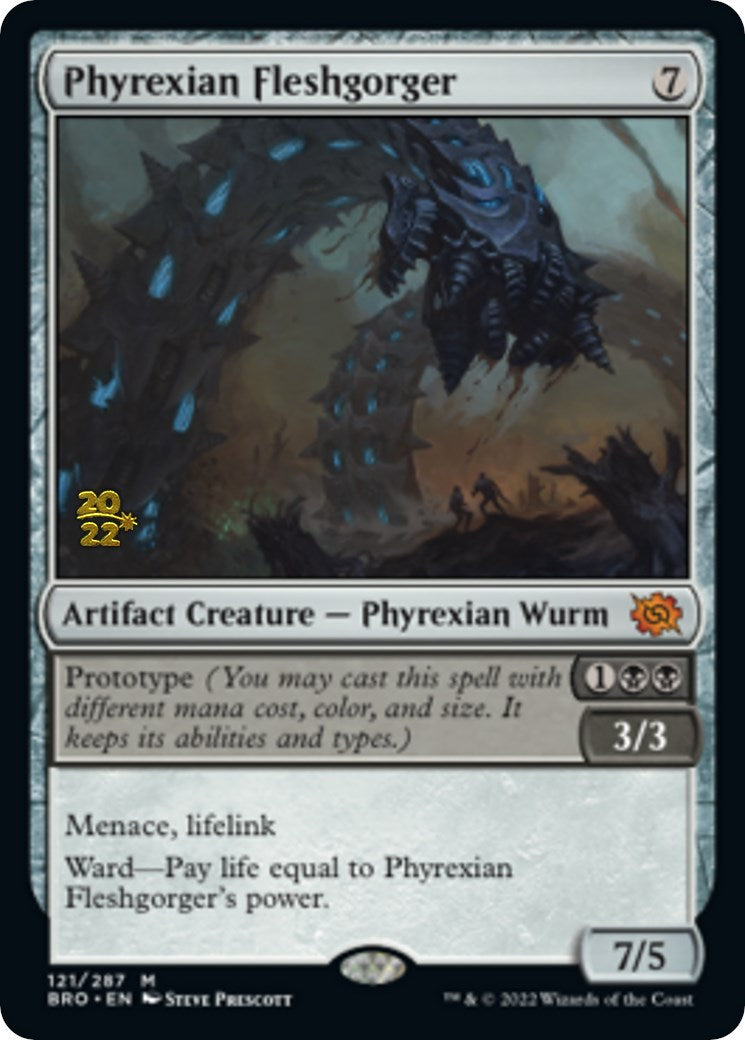 Phyrexian Fleshgorger [The Brothers' War Prerelease Promos] | North Valley Games