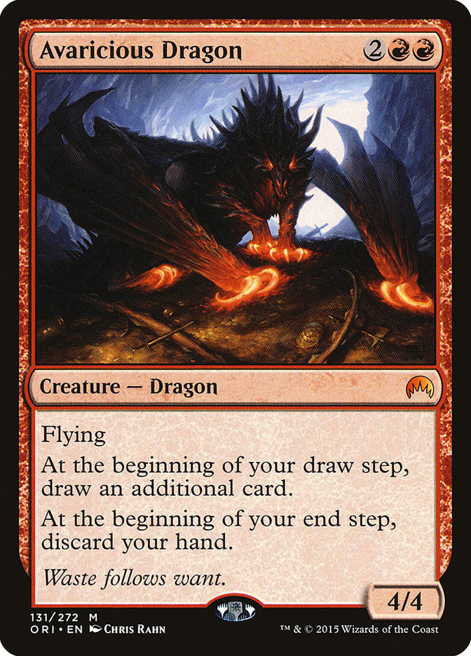 Avaricious Dragon [Magic Origins] | North Valley Games