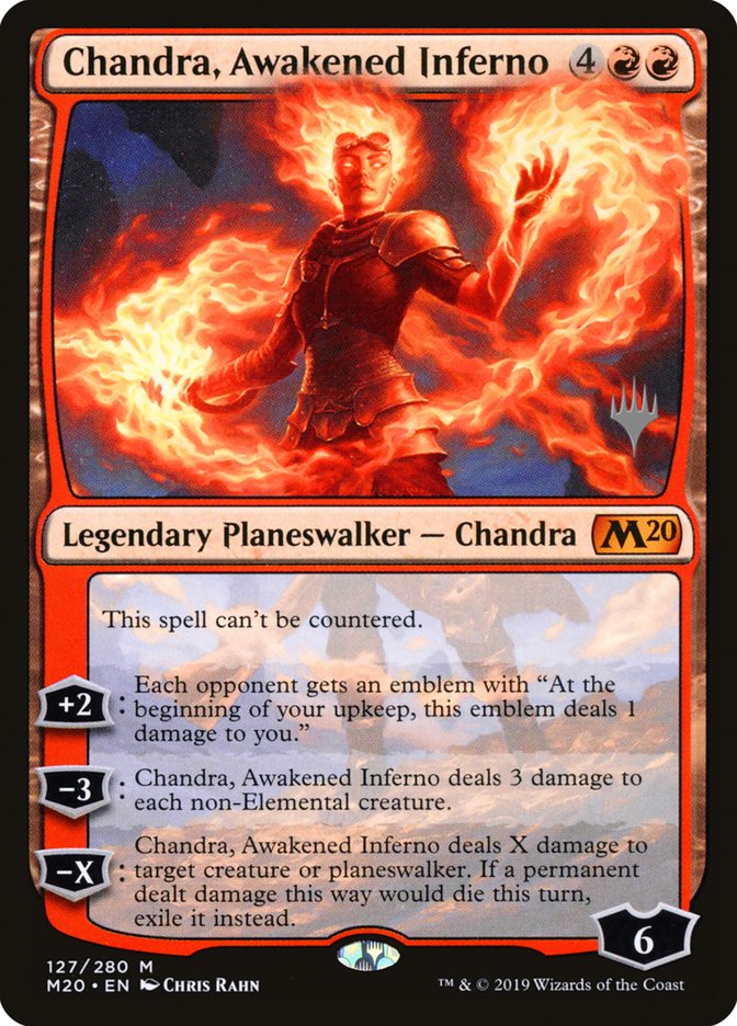Chandra, Awakened Inferno (Promo Pack) [Core Set 2020 Promos] | North Valley Games