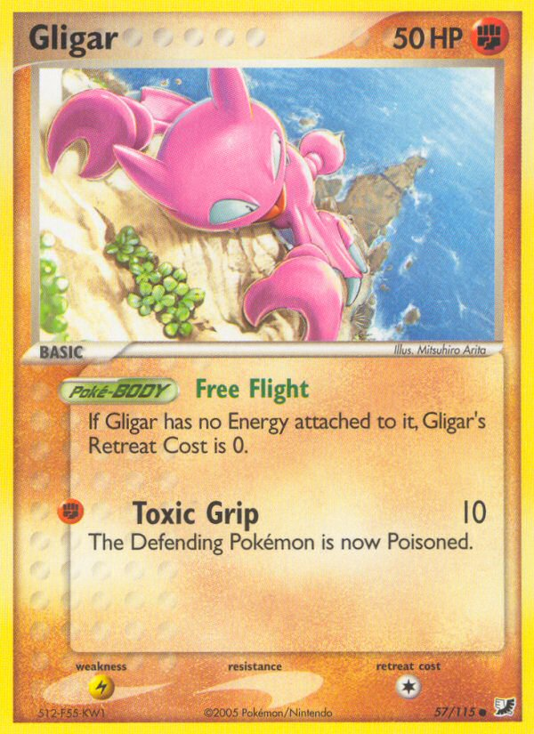 Gligar (57/115) [EX: Unseen Forces] | North Valley Games