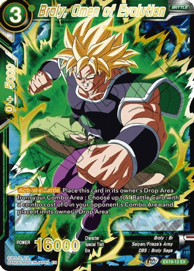 Broly, Omen of Evolution (EX19-12) [Special Anniversary Set 2021] | North Valley Games