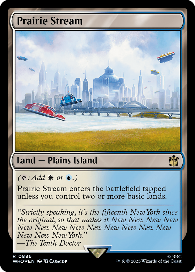 Prairie Stream (Surge Foil) [Doctor Who] | North Valley Games