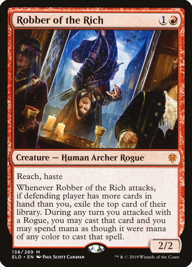 Robber of the Rich (Promo Pack) [Throne of Eldraine Promos] | North Valley Games
