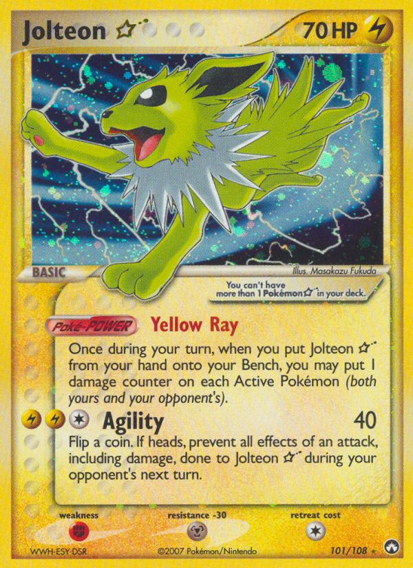 Jolteon Star (101/108) [EX: Power Keepers] | North Valley Games