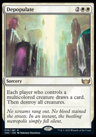 Depopulate (Promo Pack) [Streets of New Capenna Promos] | North Valley Games
