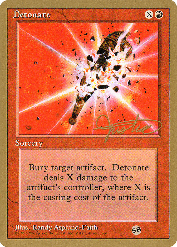 Detonate (Mark Justice) (SB) [Pro Tour Collector Set] | North Valley Games