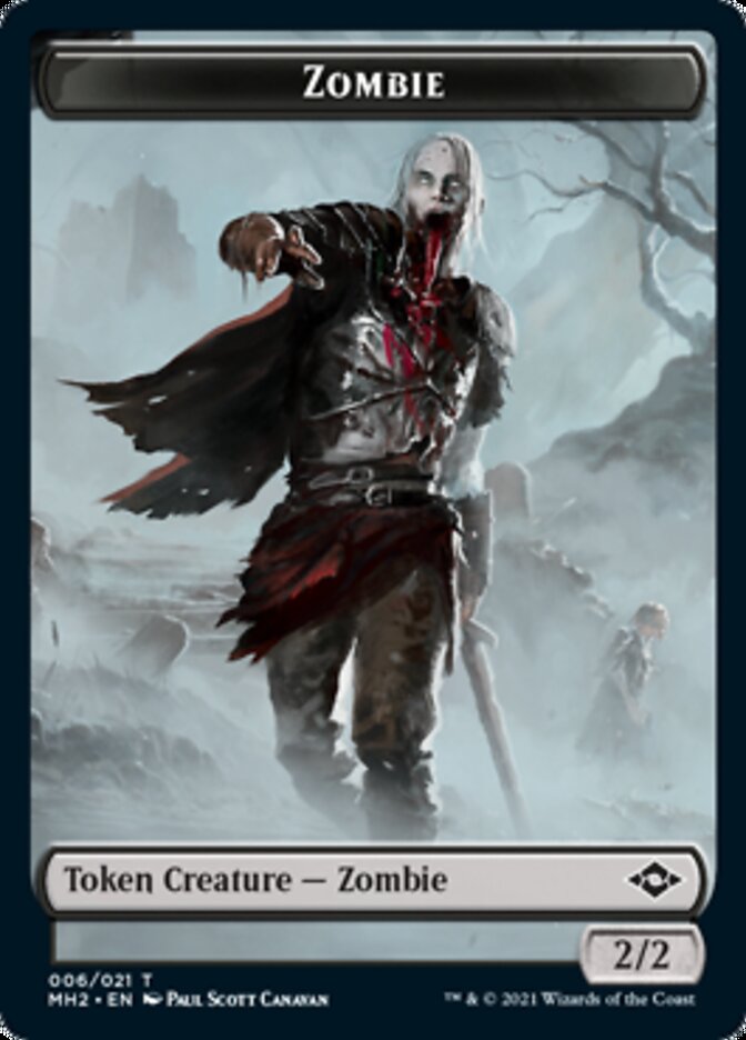 Clue (14) // Zombie Double-Sided Token [Modern Horizons 2 Tokens] | North Valley Games