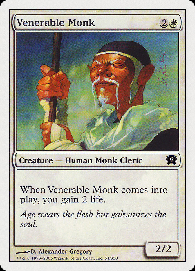 Venerable Monk [Ninth Edition] | North Valley Games