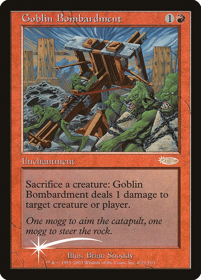 Goblin Bombardment [Friday Night Magic 2003] | North Valley Games