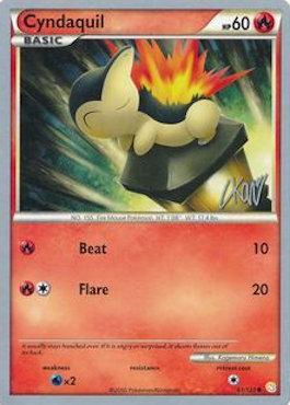 Cyndaquil (61/123) (Reshiphlosion - Christopher Kan) [World Championships 2011] | North Valley Games
