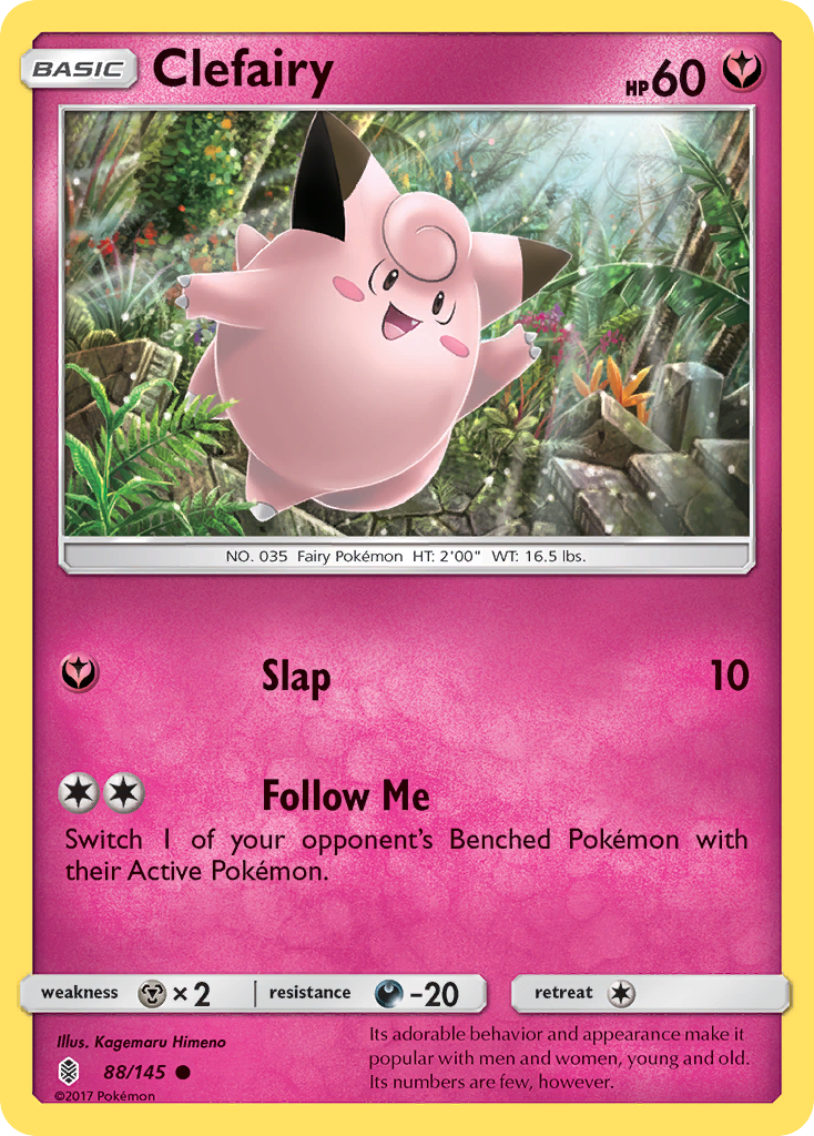 Clefairy (88/145) [Sun & Moon: Guardians Rising] | North Valley Games