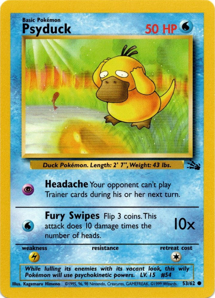 Psyduck (53/62) [Fossil Unlimited] | North Valley Games