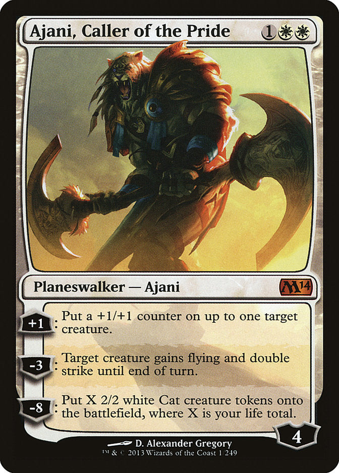 Ajani, Caller of the Pride [Magic 2014] | North Valley Games